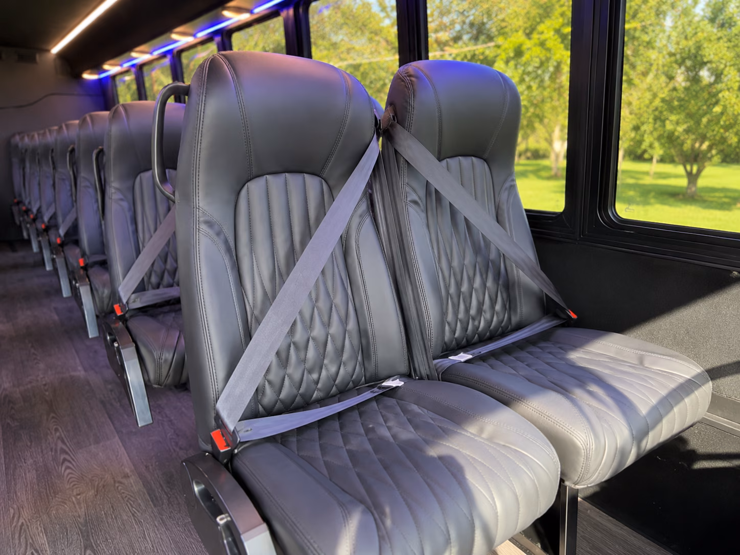 boca raton religious group transportation onboard seating